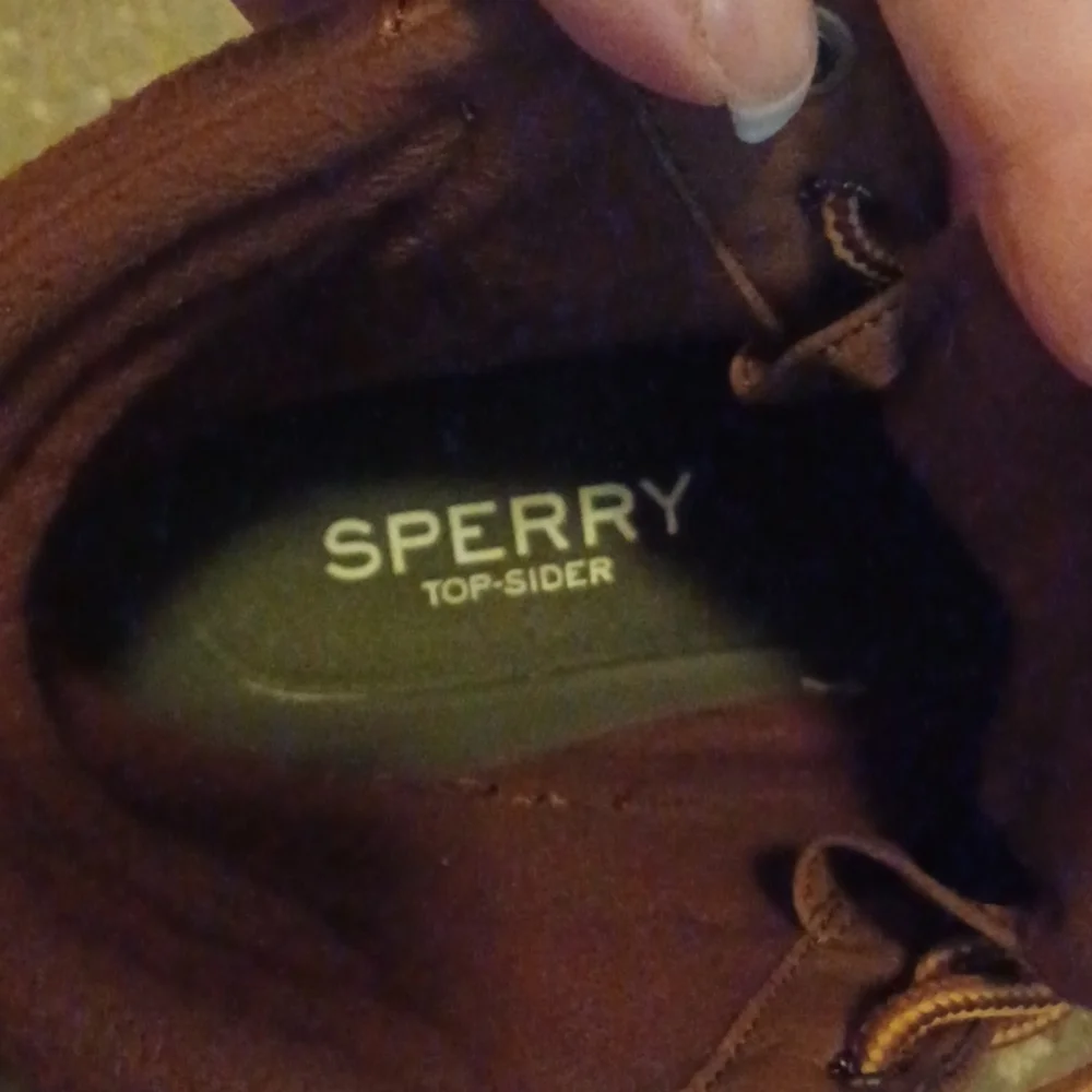 Sperry Top Sider Waterproof Duck Boot Olive and Tan